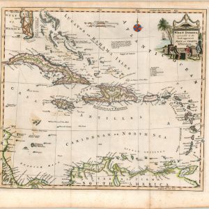 West Indies, agreeable to the most approved maps and charts