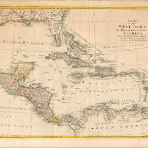 A Map of the West Indies and Middle Continent of America