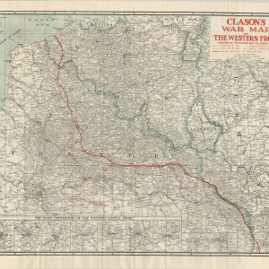 Clason's War Map of the Western Front
