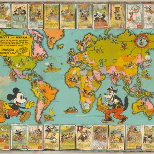 [Micky Mouse Globetrotter Map]