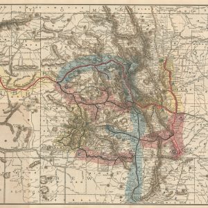 The Geography of Colorado and Rocky Mountain Regions with Map [Title on Front Cover]