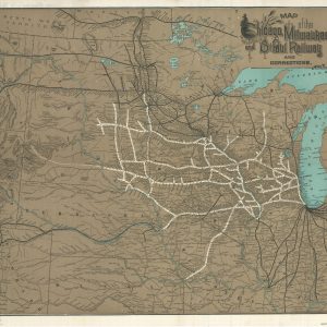 Map of the Chicago, Milwaukee, and St. Paul Railway and Connections