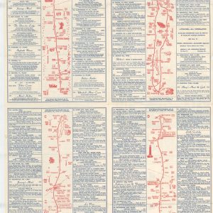 Tourist Information Map All About U.S. 11