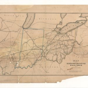 Map of the Hamilton and Eaton Railroad With Its Connections