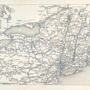 Road Map of Storm King Highway and Connecting Roads [Text on Verso]