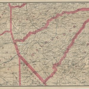 Weber's Map of Calaveras County, California