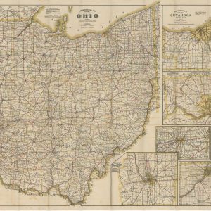 Mendenhall's Guide and Road Map of Ohio