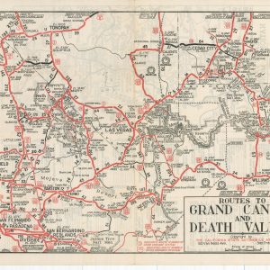 Routes to Grand Canyon and Death Valley