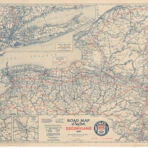 Road Map of New York in Soconyland 1926