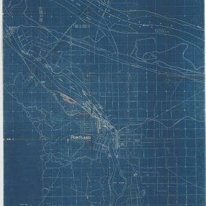 Great Northern Railway Railway Map of Portland, Ore. and Vicinity