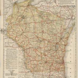 Official Map of the State Trunk Highway System in Wisconsin