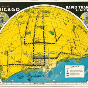 Map of Chicago Rapid Transit Lines