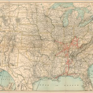 Map of the Louisville and Nashville Railroad and Connecting Lines
