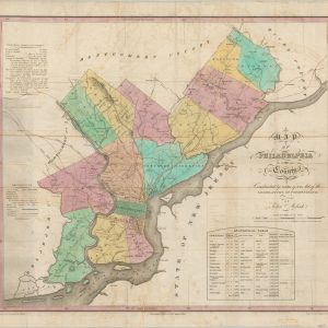 A Map of Philadelphia County Constructed by virtue of an Act of the Legislature of Pennsylvania