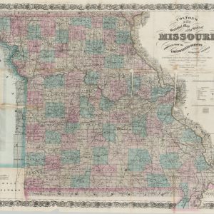 Colton's New Sectional Map of the State of Missouri
