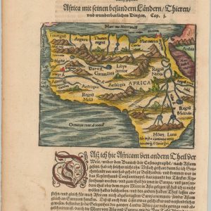 Africa Mit Seinen Besondern Lanendern, Thieren und Wunderbarlichen Dingen