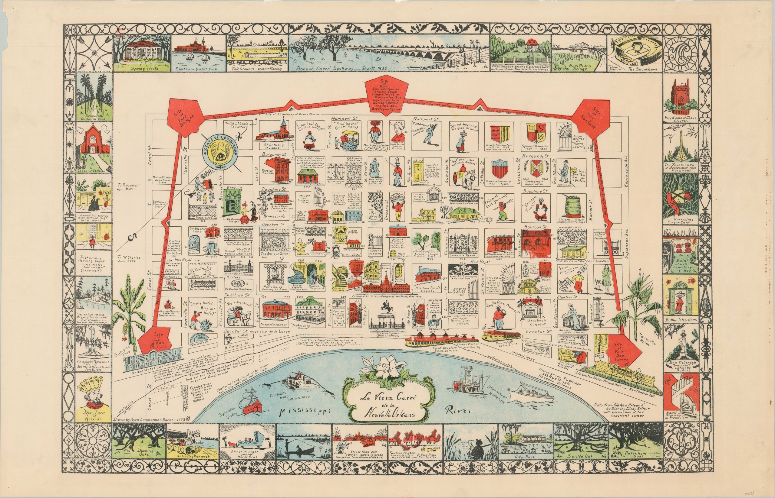 Le Vieux Carre de la Nouvelle Orleans