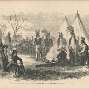 Delaware Indians, Acting as Scouts for the National Army in the West