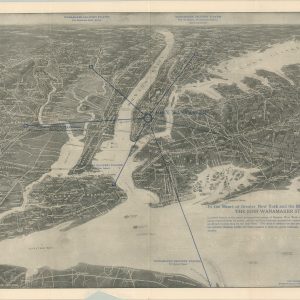 The Wanamaker Diary Map of the Metropolitan District of New York and Vicinity