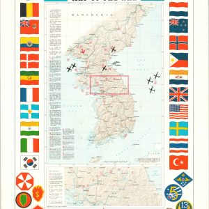 Pacific Stars and Stripes Map of the War [Korea]