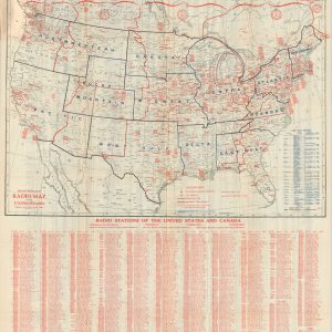 Rand McNally Radio Map of the United States