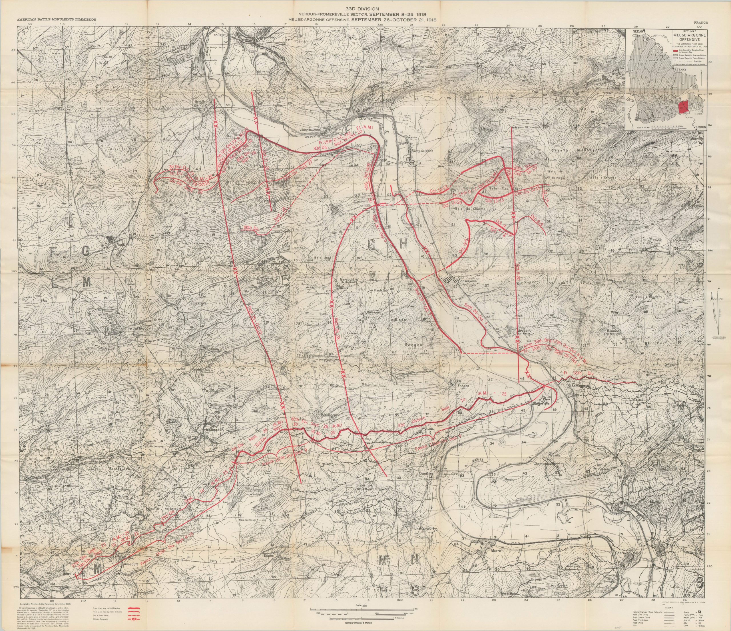 33d Division Summary of Operations in the World War - Image 3