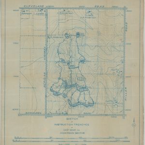 Sketch of Instruction Trenches at Gramp Grant, Ill Anderson Sector