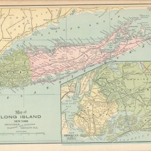 Map of Long Island New York