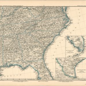 Vereinigte Stateen von Amerika in 6 Blattern [Plate 6 - Southeast U.S.]